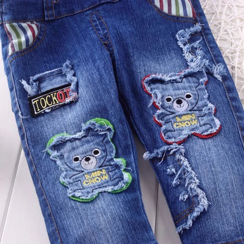 Overall FunAnimals – Aventura, Conforto e Diversão em Denim
