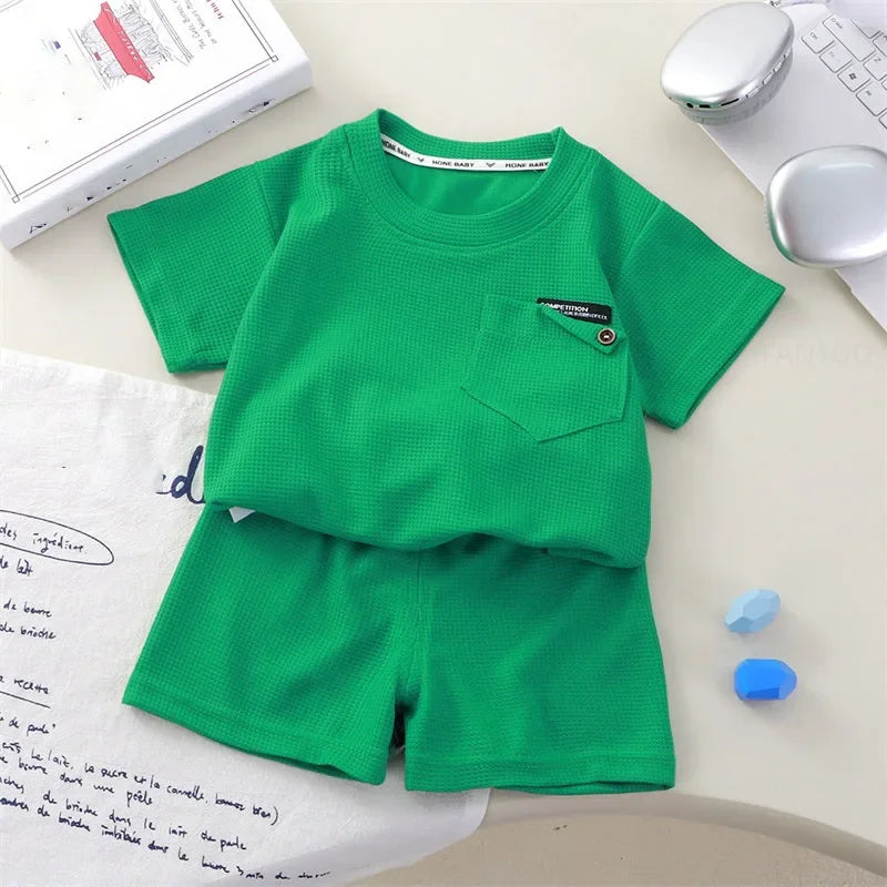 Conjunto Waffle Soft – Conforto Leve para o Verão