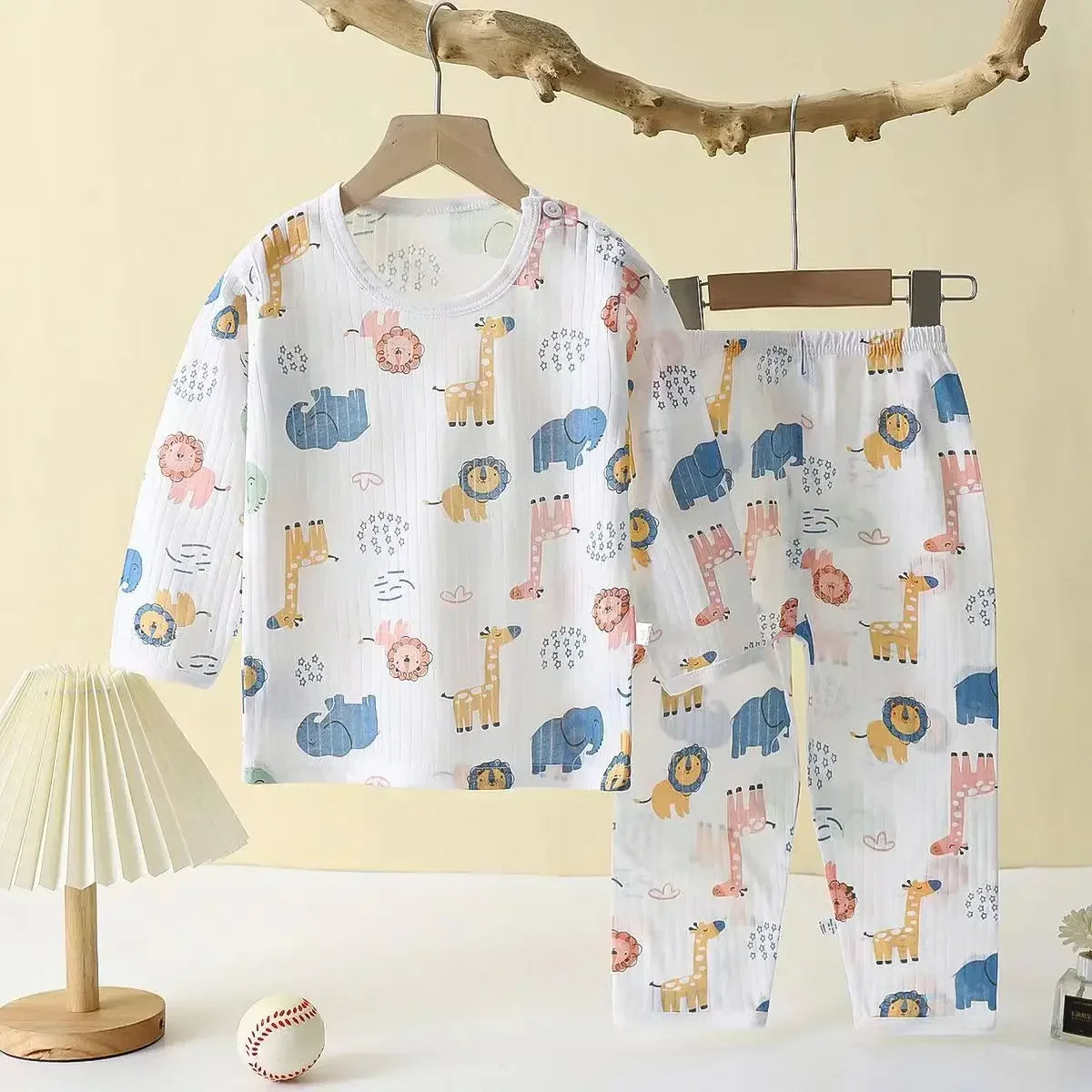Conjunto DreamSoft – Pijama de Algodão para Noites Leves e Divertidas