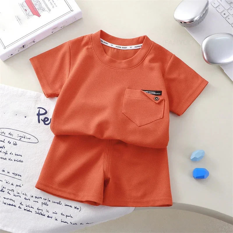 Conjunto Waffle Soft – Conforto Leve para o Verão