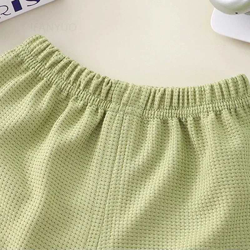 Conjunto Waffle Soft – Conforto Leve para o Verão