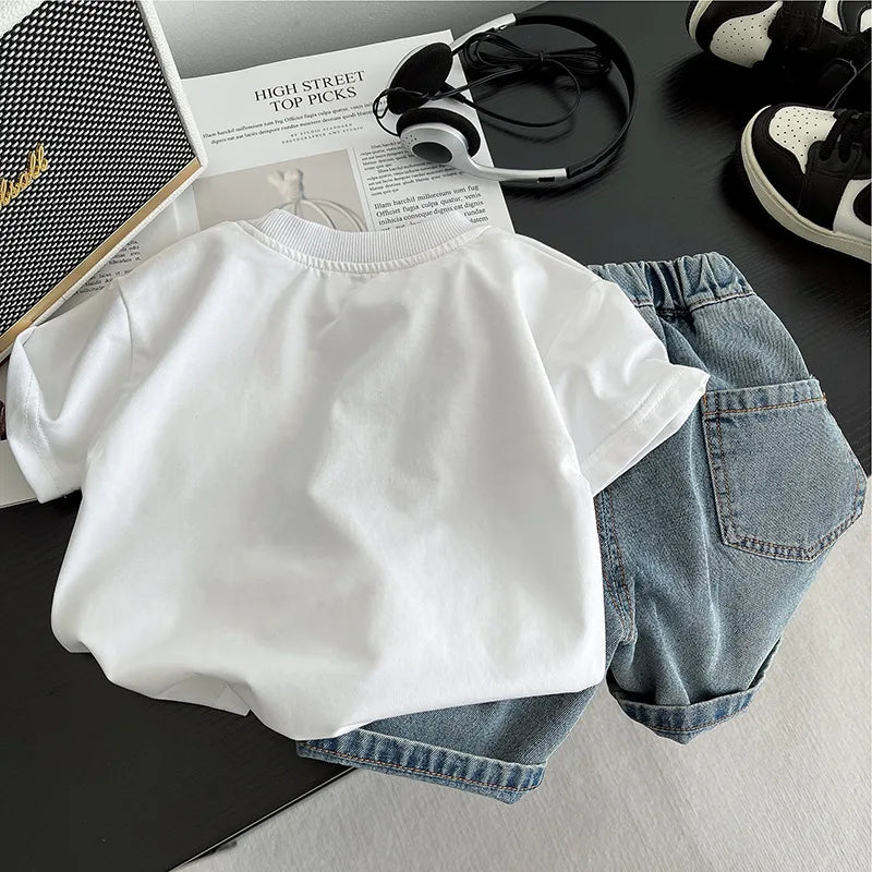 Conjunto infantil verão unissex Explorer