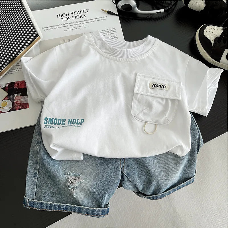 Conjunto infantil verão unissex Explorer