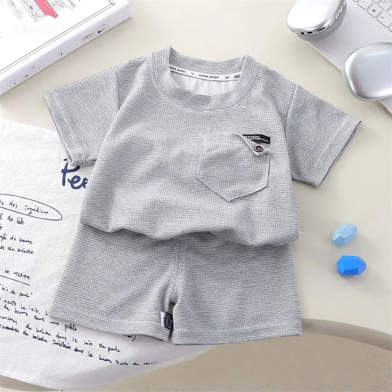 Conjunto Waffle Soft – Conforto Leve para o Verão