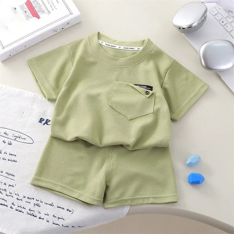 Conjunto Waffle Soft – Conforto Leve para o Verão