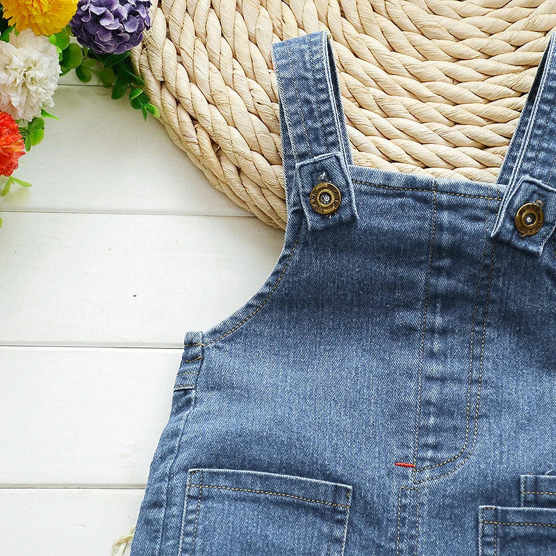 Overall MiniExplorer – Jeans Confortável para Aventuras Diárias