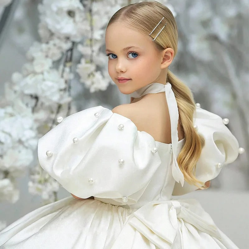 Vestido Infantil Bella – Destaque na Vogue Austrália | Festa, Batizado e Ocasiões Especiais