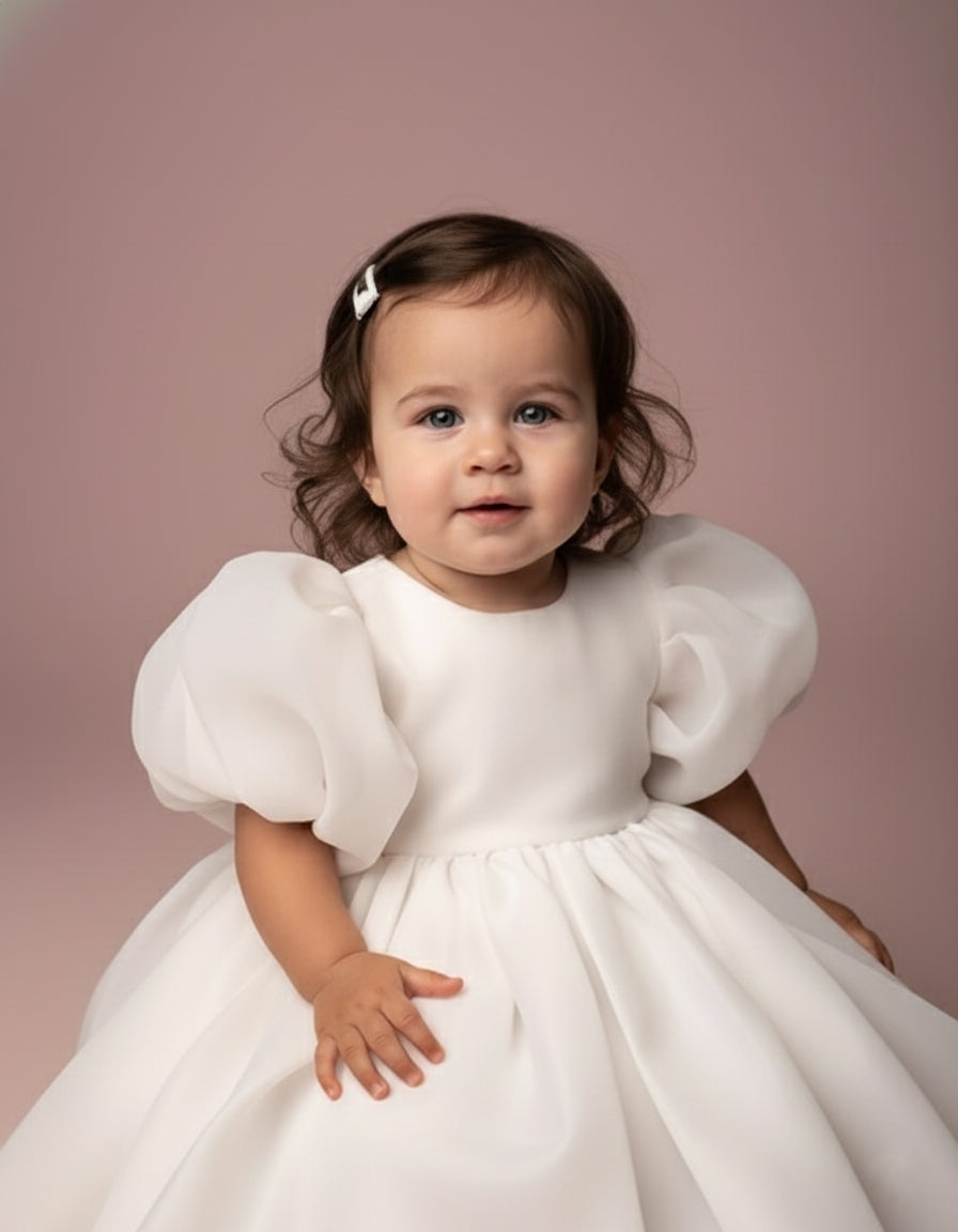 Vestido Infantil Bella – Destaque na Vogue Austrália | Festa, Batizado e Ocasiões Especiais