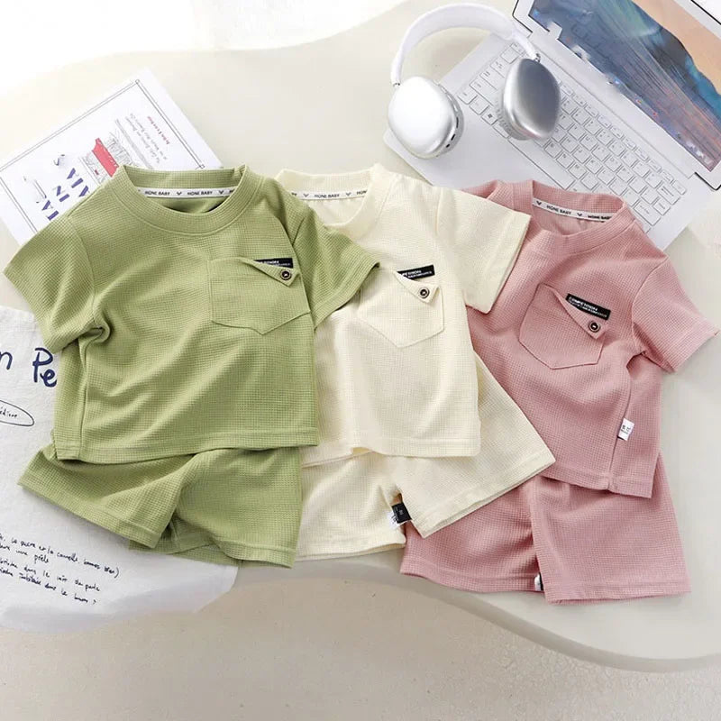 Conjunto Waffle Soft – Conforto Leve para o Verão