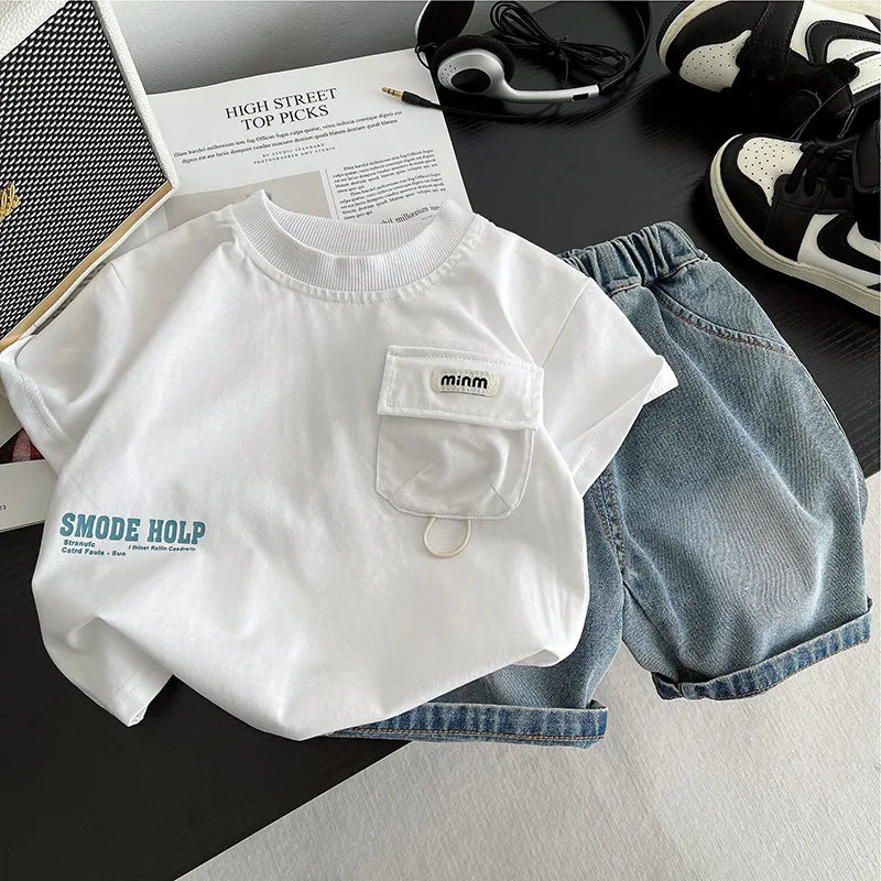 Conjunto infantil verão unissex Explorer
