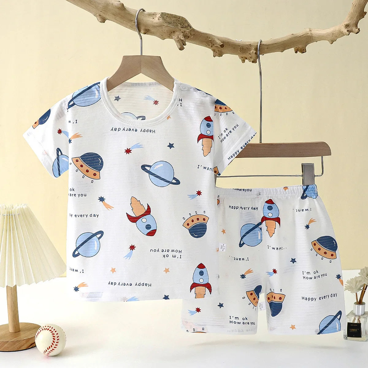Conjunto ColorDreams – Algodão Fresquinho com Estampas Divertidas