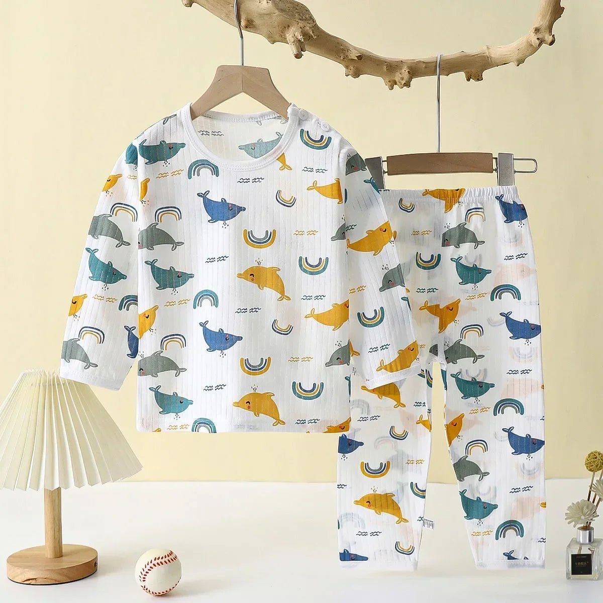 Conjunto DreamSoft – Pijama de Algodão para Noites Leves e Divertidas