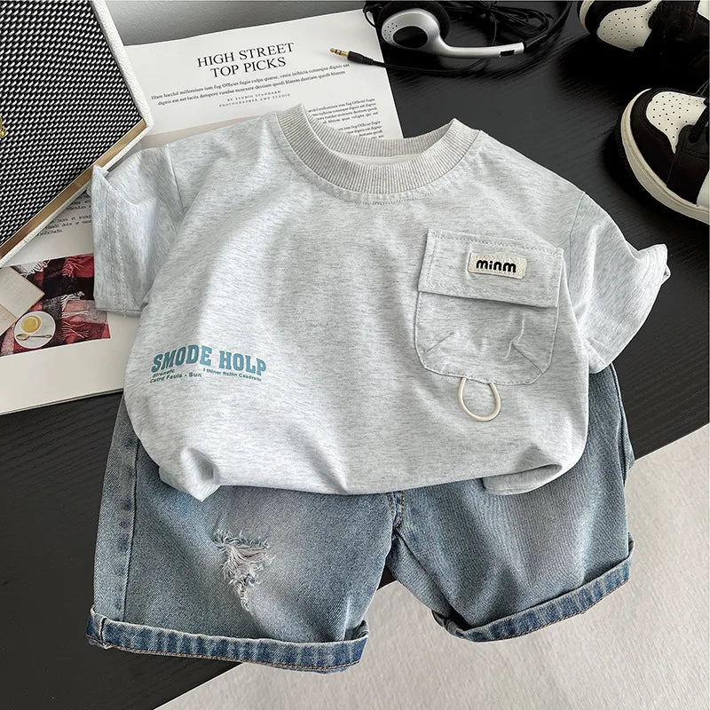 Conjunto infantil verão unissex Explorer